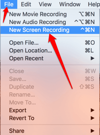 quicktime for mac start and stop recording